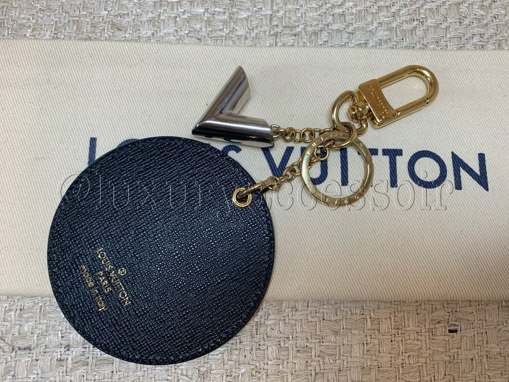 Louis Vuitton Paris MONOGRAM REVERSE KEY HOLDER AND BAG CHARM