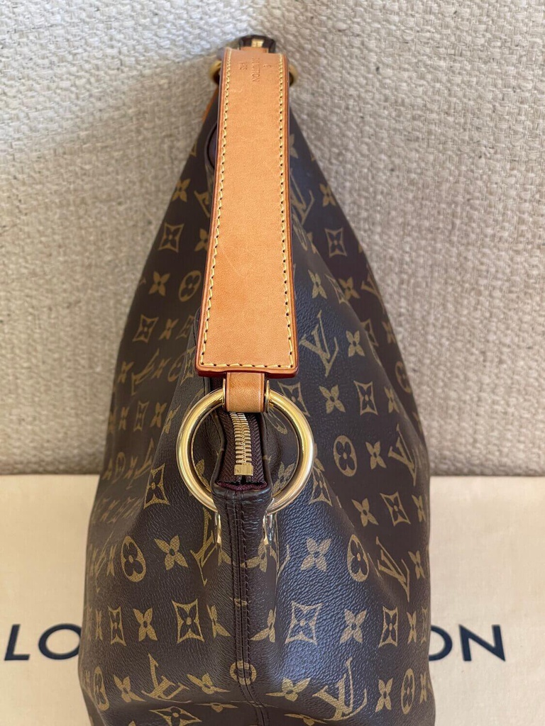 Berri leather handbag Louis Vuitton Brown in Leather - 37272414