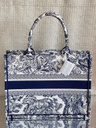 DIOR Book Tote Toile de Jouy Embroidery Medium