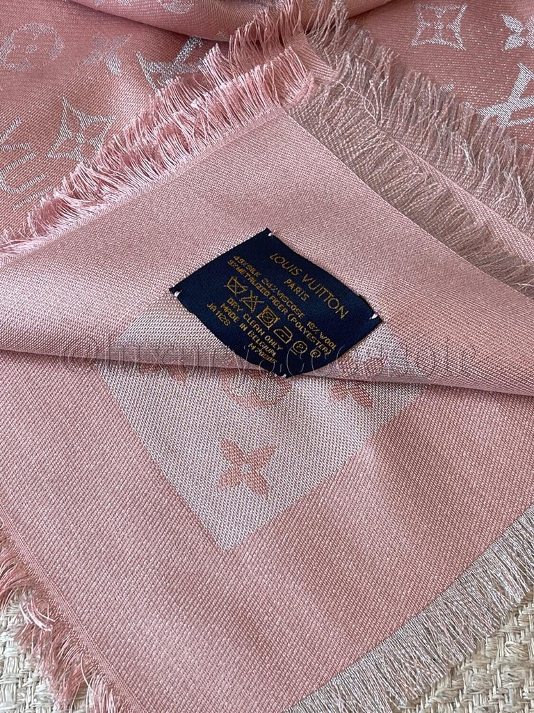 Louis Vuitton - Tuch Monogram Denim Pink