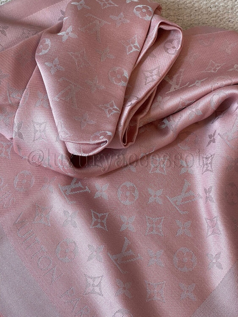 Louis Vuitton - Tuch Monogram Denim Pink