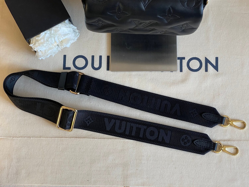 Louis Vuitton Blue Glacier Wallet on Strap Bubblegram