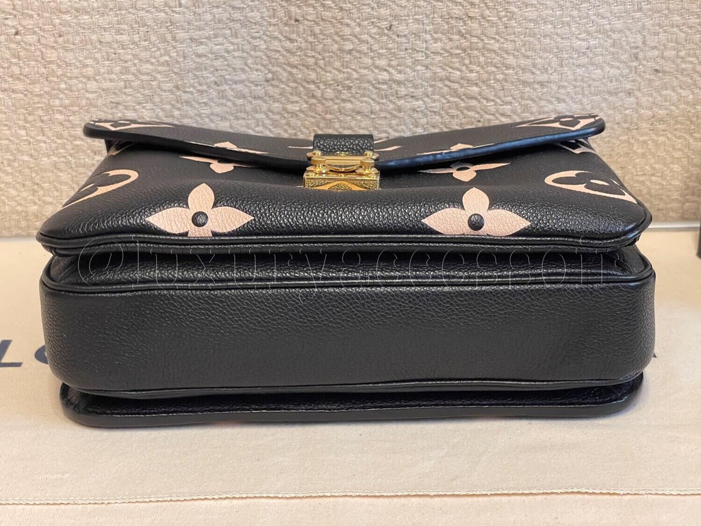 Pochette Metis bicolor schwarz/beige