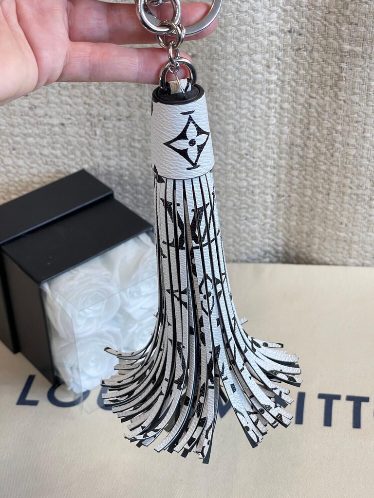 Taschenschmuck Tassel Giant black&amp;white