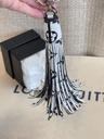 Taschenschmuck Tassel Giant black&amp;white