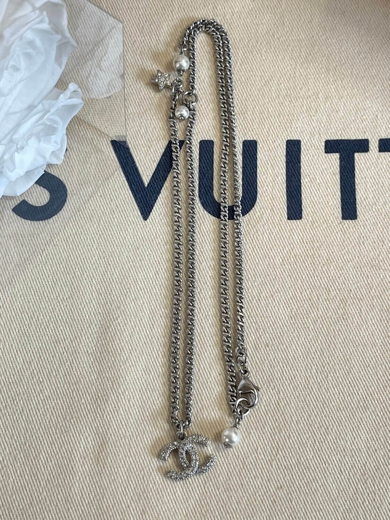 Chanel Necklace Halskette silber