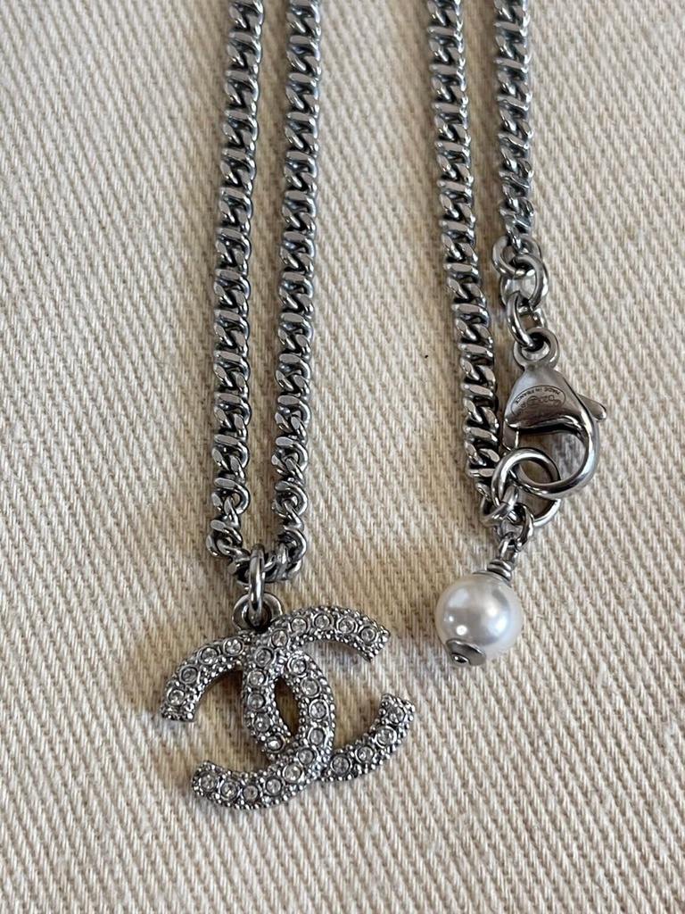 Chanel Necklace Halskette silber