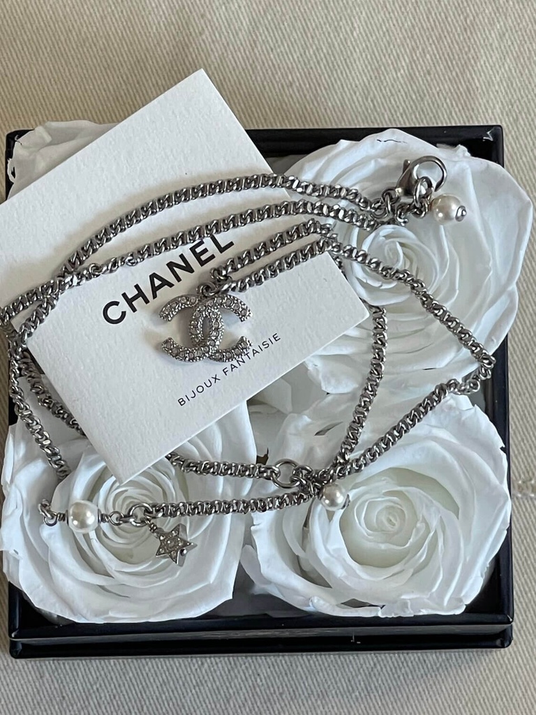 Chanel Necklace Halskette silber