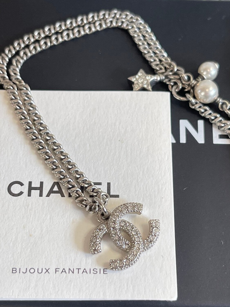 Chanel Necklace Halskette silber
