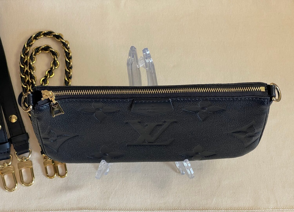 Multi Pochette Accessoires Empreinte schwarz