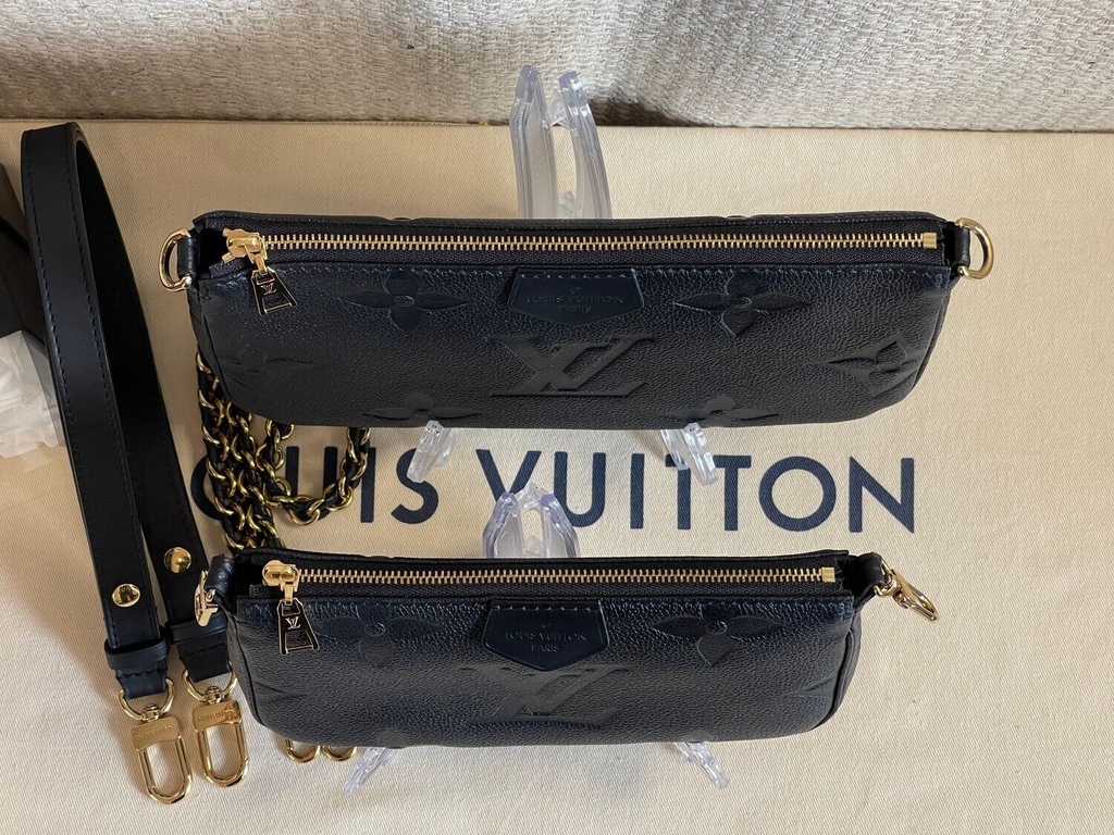 Multi Pochette Accessoires Empreinte schwarz