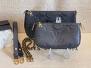 Multi Pochette Accessoires Empreinte schwarz