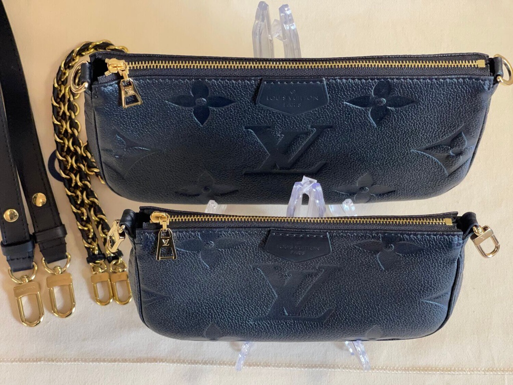 Multi Pochette Accessoires Empreinte schwarz