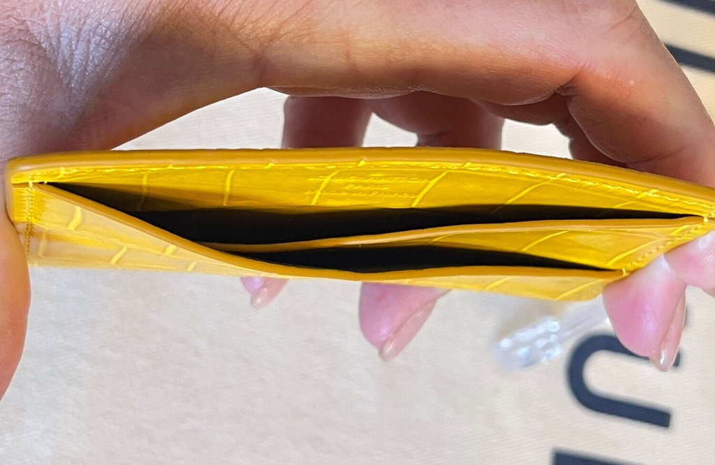 Kartenhalter cardholder EXOTIC gelb