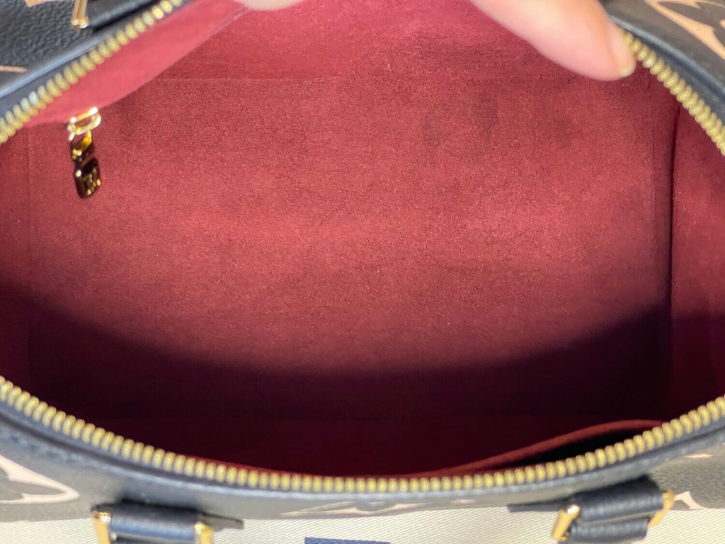 100% Original Louis Vuitton Speedy 25 Bandouliere bicolor M58947 