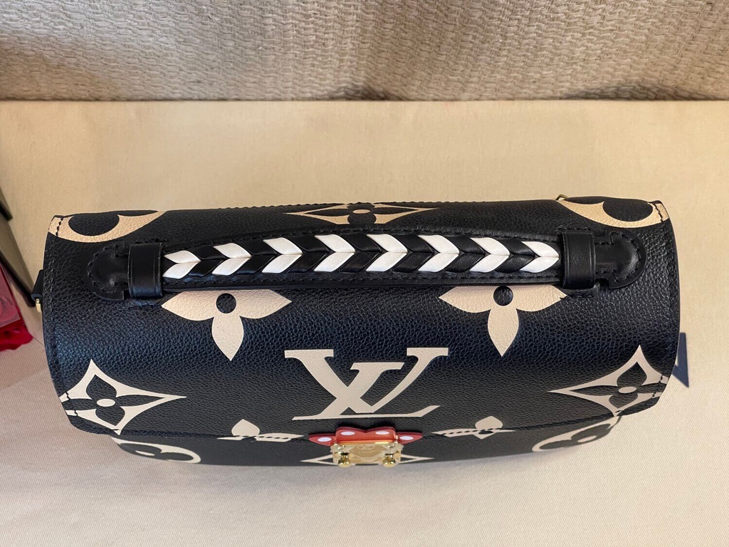 Pochette Metis Bicolor CRAFTY schwarz/beige