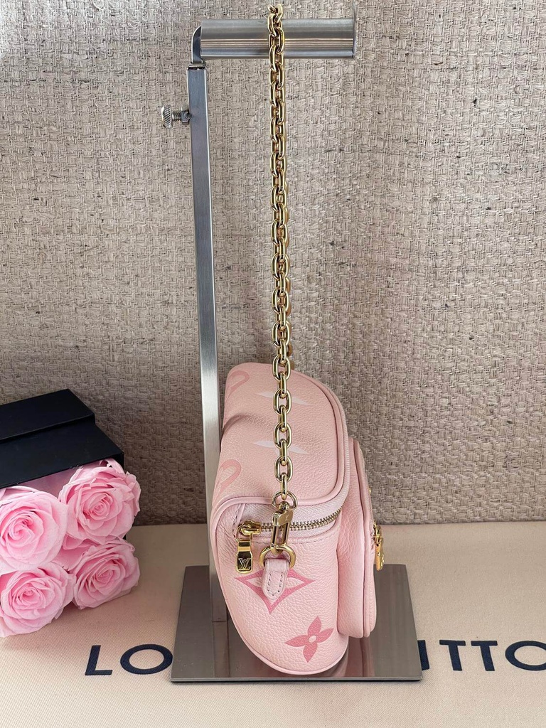 Mini Bumbag Empreinte Degrade Rose