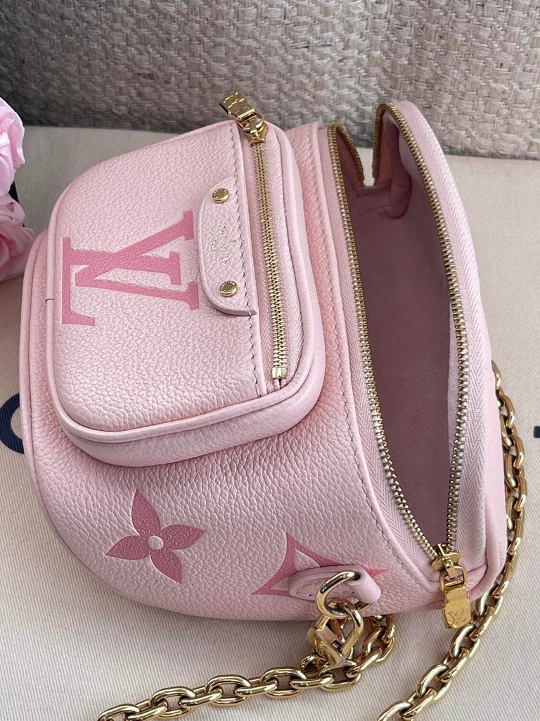 Mini Bumbag Empreinte Degrade Rose