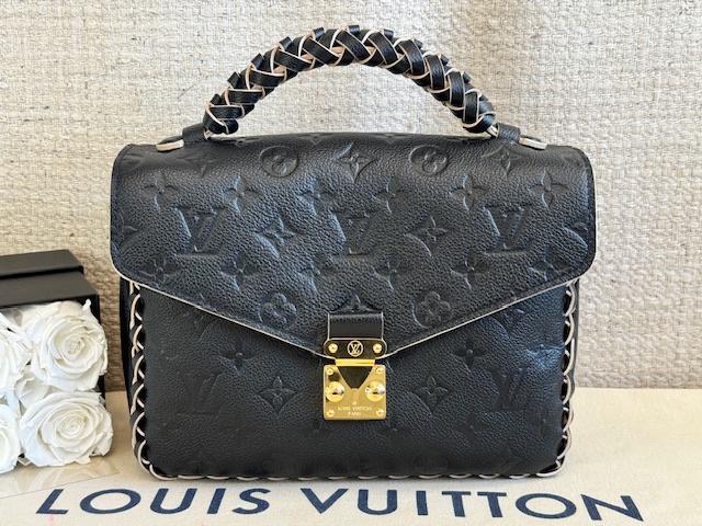 Pochette Metis braided schwarz