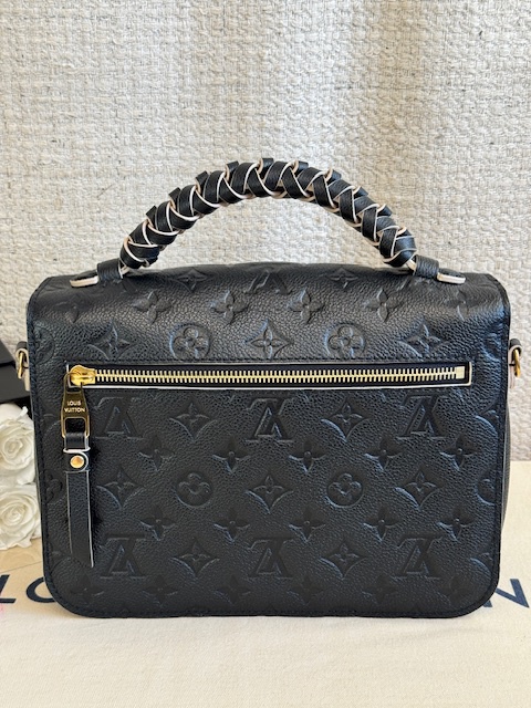 Pochette Metis braided schwarz