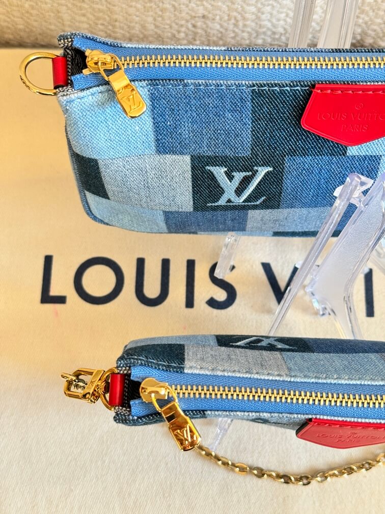 Multi Pochette Accessoires Denim