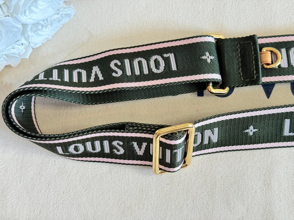 Bandouliere Gurt khaki &amp; rose