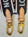 Bandouliere Gurt khaki &amp; rose