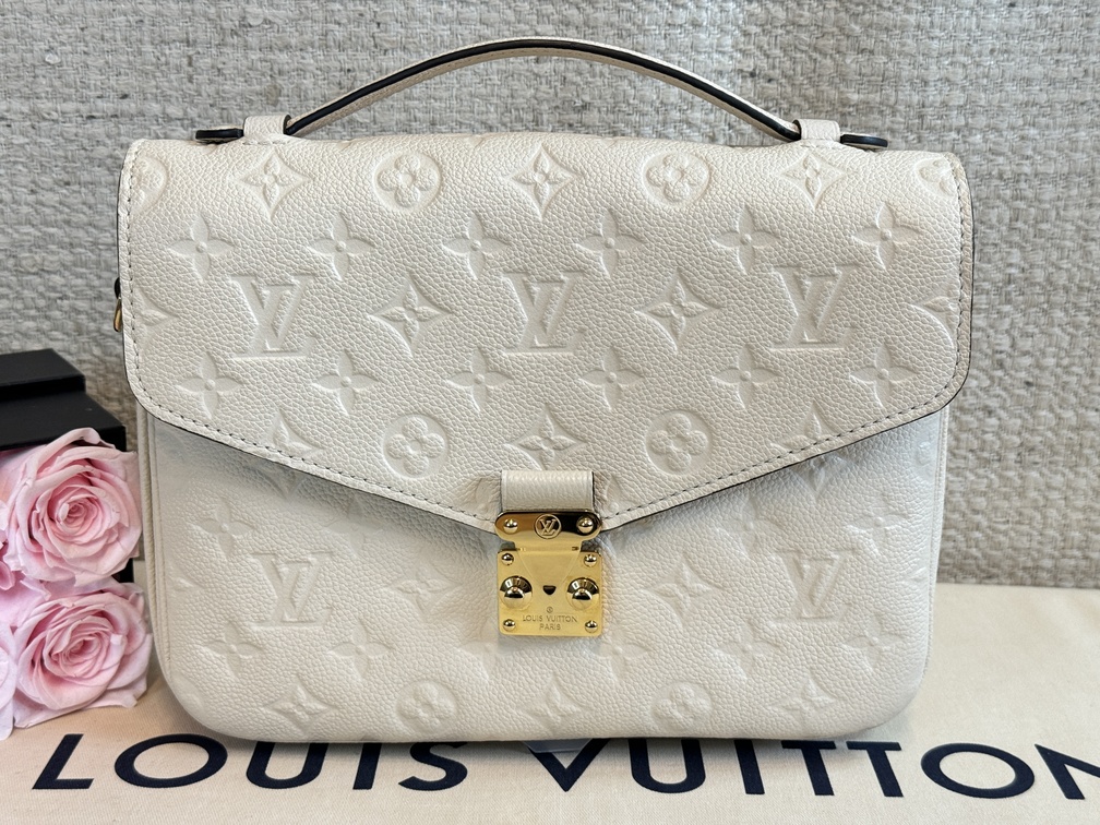 Pochette Metis Empreinte creme