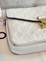 Pochette Metis Empreinte creme