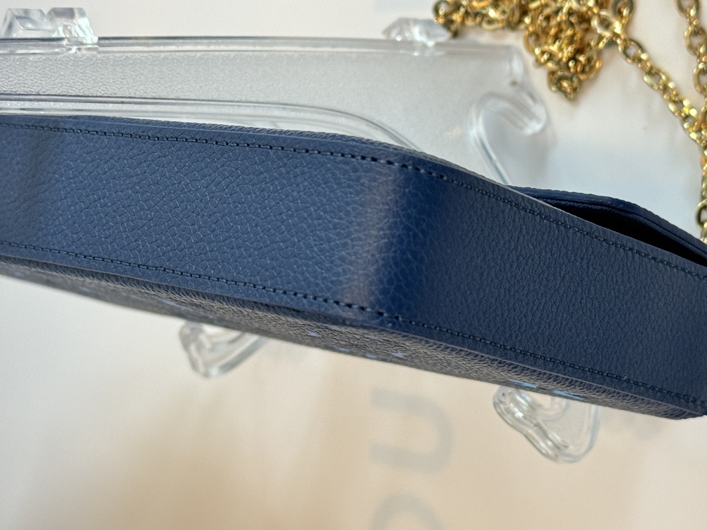 Pochette Felicie Empreinte BTP blau