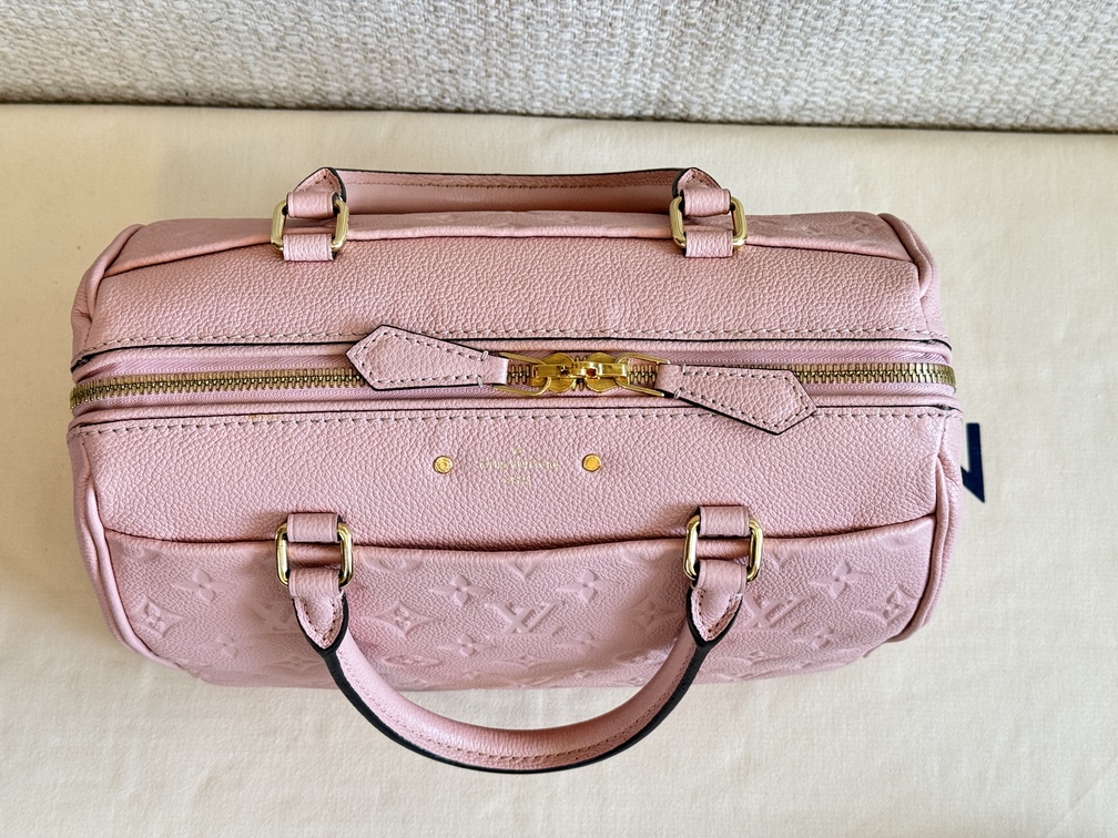 Speedy 25 Bandouliere Empreinte Rose