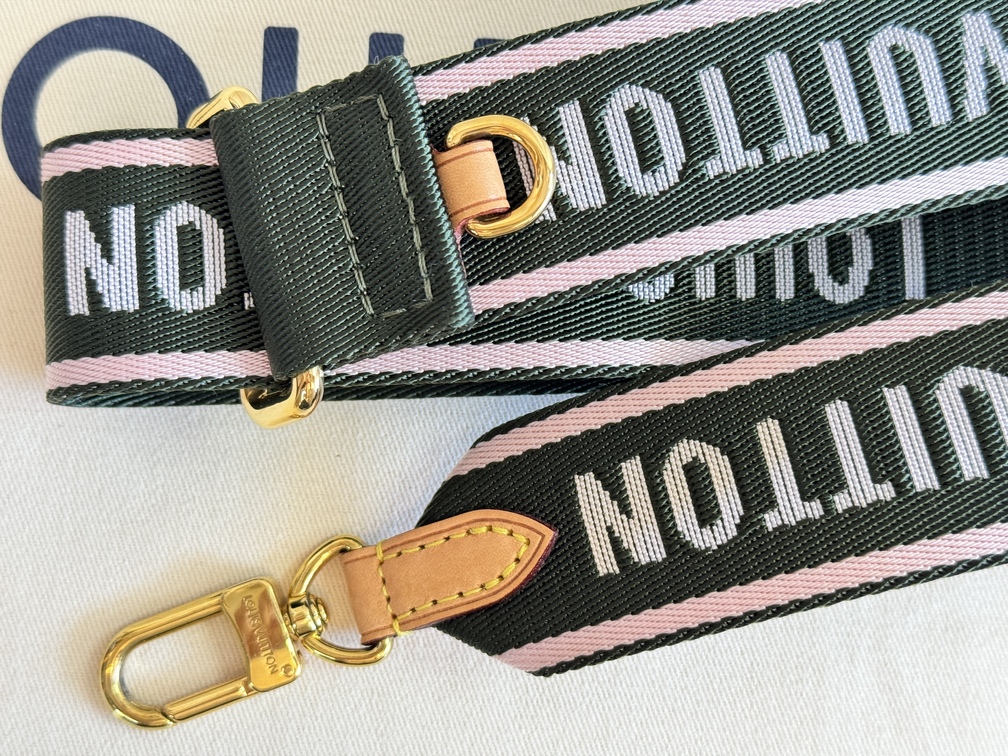 Bandouliere Gurt khaki &amp; rose