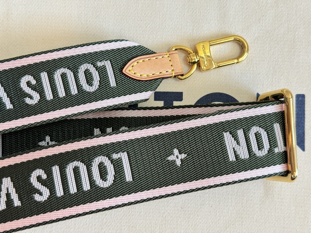 Bandouliere Gurt khaki &amp; rose