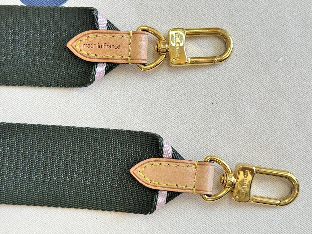 Bandouliere Gurt khaki &amp; rose