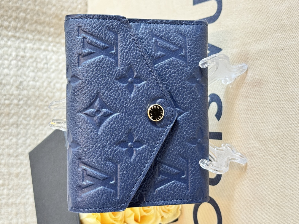 Victorine Börse Empreinte navy