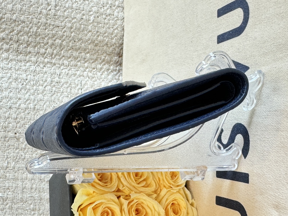 Victorine Börse Empreinte navy