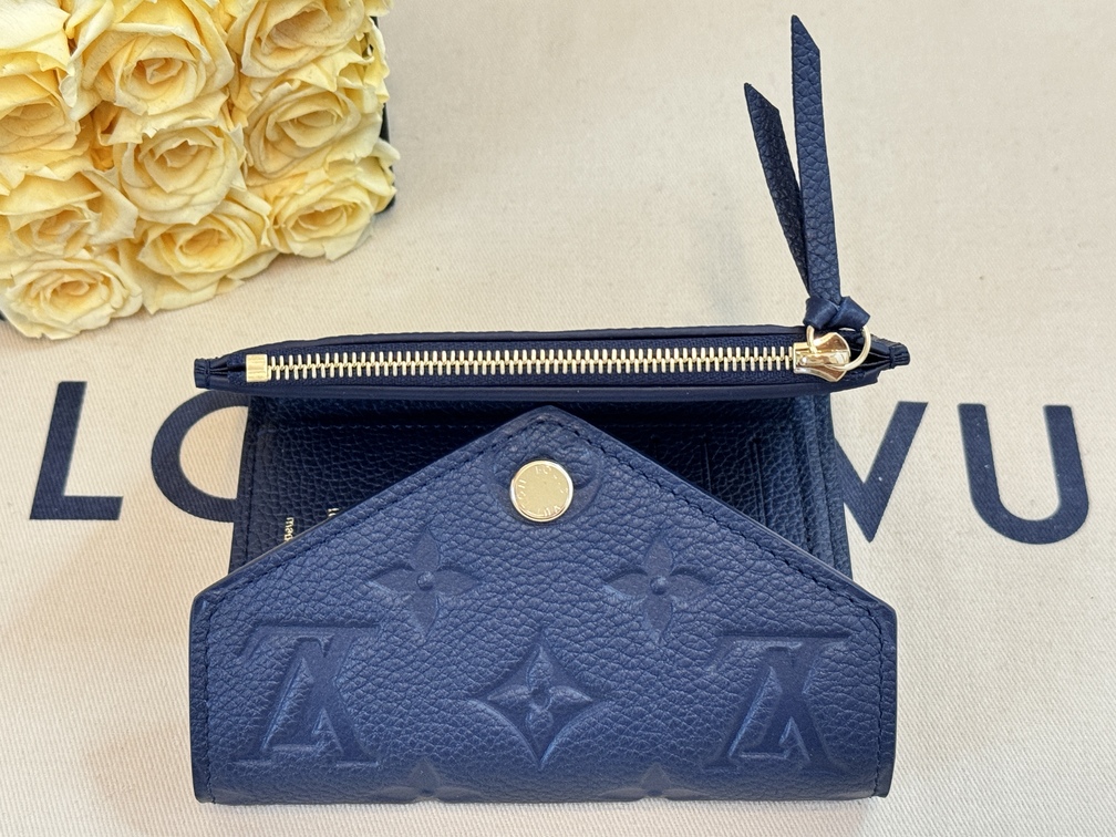 Victorine Börse Empreinte navy