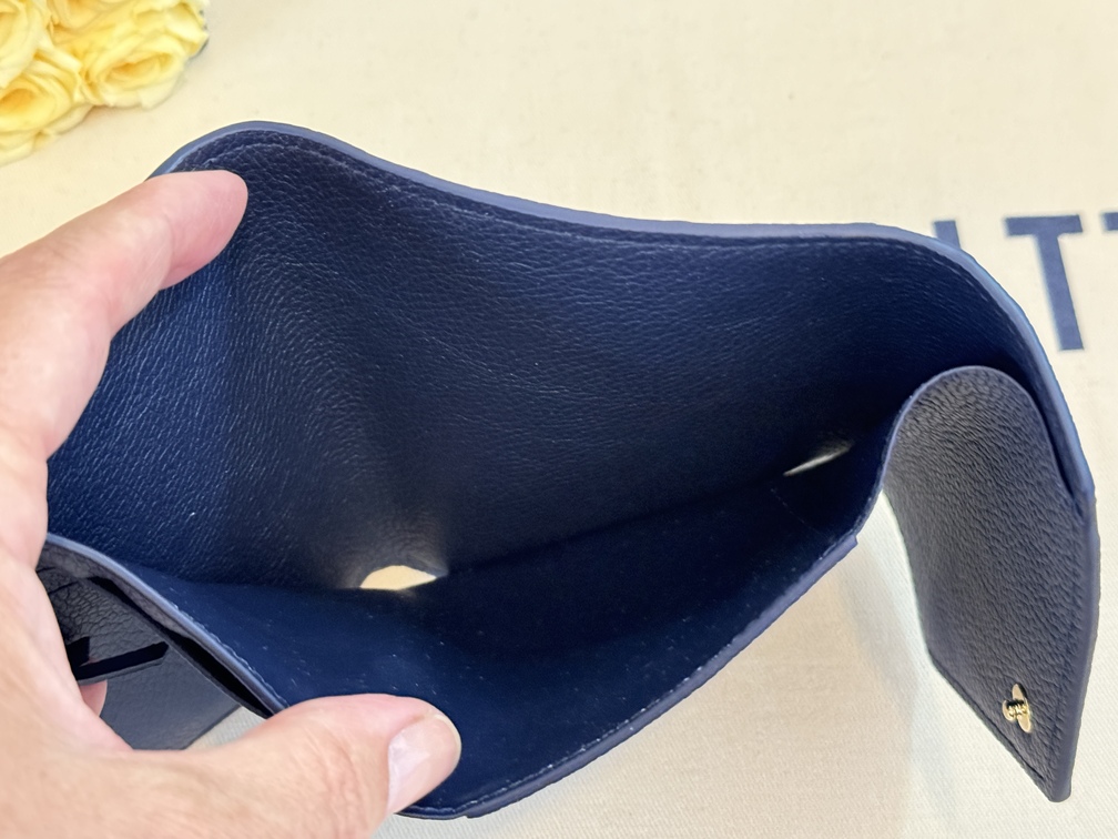 Victorine Börse Empreinte navy