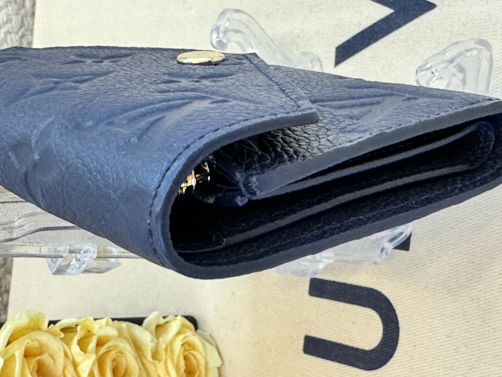 Victorine Börse Empreinte navy
