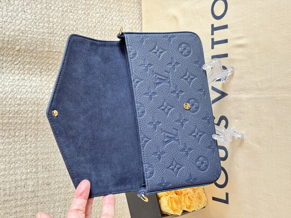 Felicie Pochette Empreinte Navy