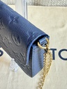 Felicie Pochette Empreinte Navy