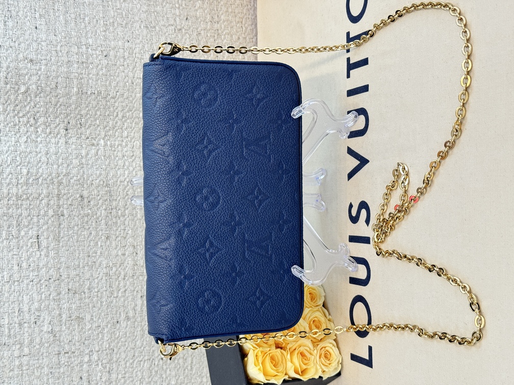 Felicie Pochette Empreinte Navy
