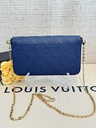 Felicie Pochette Empreinte Navy