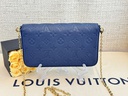 Felicie Pochette Empreinte Navy