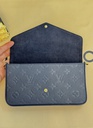 Felicie Pochette Empreinte Navy