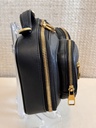 Utility Crossbody Leder schwarz
