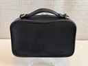 Utility Crossbody Leder schwarz