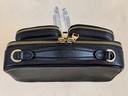 Utility Crossbody Leder schwarz