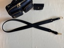 Utility Crossbody Leder schwarz