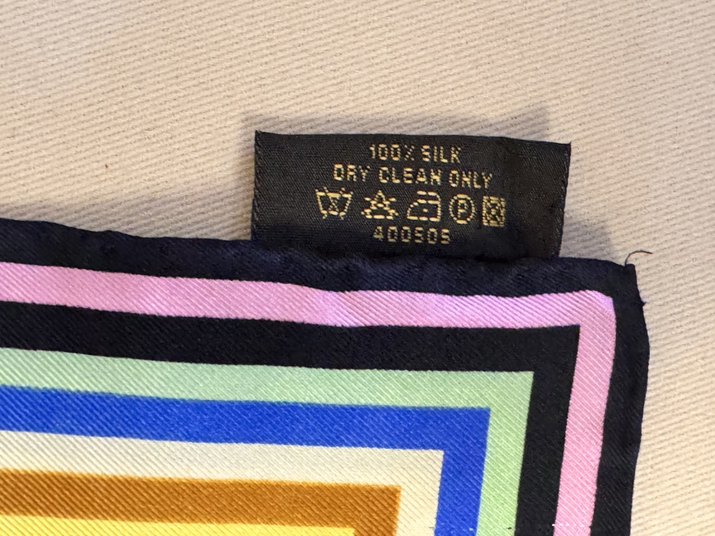Tuch Multicolor schwarz